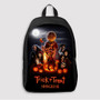 Pastele Trick R Treat HHN 2018 Custom Backpack Awesome Personalized School Bag Travel Bag Work Bag Laptop Lunch Office Book Waterproof Unisex Fabric Backpack