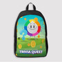 Pastele Trivia Quest Custom Backpack Awesome Personalized School Bag Travel Bag Work Bag Laptop Lunch Office Book Waterproof Unisex Fabric Backpack