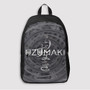 Pastele Uzumaki Custom Backpack Awesome Personalized School Bag Travel Bag Work Bag Laptop Lunch Office Book Waterproof Unisex Fabric Backpack