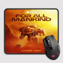 Pastele For All Mankind Custom Mouse Pad Awesome Personalized Printed Computer Mouse Pad Desk Mat PC Computer Laptop Game keyboard Pad Premium Non Slip Rectangle Gaming Mouse Pad