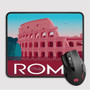 Pastele Rome Italy Custom Mouse Pad Awesome Personalized Printed Computer Mouse Pad Desk Mat PC Computer Laptop Game keyboard Pad Premium Non Slip Rectangle Gaming Mouse Pad