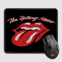 Pastele The Rolling Stones Classic Logo Custom Mouse Pad Awesome Personalized Printed Computer Mouse Pad Desk Mat PC Computer Laptop Game keyboard Pad Premium Non Slip Rectangle Gaming Mouse Pad