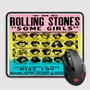 Pastele The Rolling Stones Some Girls Custom Mouse Pad Awesome Personalized Printed Computer Mouse Pad Desk Mat PC Computer Laptop Game keyboard Pad Premium Non Slip Rectangle Gaming Mouse Pad