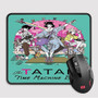 Pastele The Tatami Time Machine Blues Custom Mouse Pad Awesome Personalized Printed Computer Mouse Pad Desk Mat PC Computer Laptop Game keyboard Pad Premium Non Slip Rectangle Gaming Mouse Pad