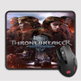 Pastele Thronebreaker The Witcher Tales Custom Mouse Pad Awesome Personalized Printed Computer Mouse Pad Desk Mat PC Computer Laptop Game keyboard Pad Premium Non Slip Rectangle Gaming Mouse Pad