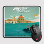 Pastele Venice Italy City Of Water Custom Mouse Pad Awesome Personalized Printed Computer Mouse Pad Desk Mat PC Computer Laptop Game keyboard Pad Premium Non Slip Rectangle Gaming Mouse Pad