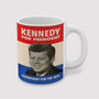 Pastele John F Kennedy for President Custom Ceramic Mug Awesome Personalized Printed 11oz 15oz 20oz Ceramic Cup Coffee Tea Milk Drink Bistro Wine Travel Party White Mugs With Grip Handle