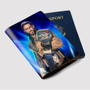 Pastele Roman Reigns WWE Wrestle Mania Custom Passport Wallet Case With Credit Card Holder Awesome Personalized PU Leather Travel Trip Vacation Baggage Cover
