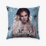 Pastele Karol G Unstoppable Custom Pillow Case Awesome Personalized Spun Polyester Square Pillow Cover Decorative Cushion Bed Sofa Throw Pillow Home Decor