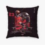 Pastele Michael Jordan Chicago Bulls Custom Pillow Case Awesome Personalized Spun Polyester Square Pillow Cover Decorative Cushion Bed Sofa Throw Pillow Home Decor