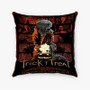 Pastele Trick R Treat Custom Pillow Case Awesome Personalized Spun Polyester Square Pillow Cover Decorative Cushion Bed Sofa Throw Pillow Home Decor