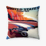 Pastele United States Grand Prix 2016 Custom Pillow Case Awesome Personalized Spun Polyester Square Pillow Cover Decorative Cushion Bed Sofa Throw Pillow Home Decor