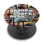 Pastele Grand Theft Auto V GTA V Custom PopSockets Awesome Personalized Phone Grip Holder Pop Up Stand Out Mount Grip Standing Pods Apple iPhone Samsung Google Asus Sony Phone Accessories