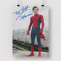 Pastele Tom Holland Spiderman Signed Custom Silk Poster Awesome Personalized Print Wall Decor 20 x 13 Inch 24 x 36 Inch Wall Hanging Art Home Decoration Posters