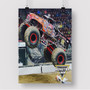 Pastele Vendetta Monster Truck Custom Silk Poster Awesome Personalized Print Wall Decor 20 x 13 Inch 24 x 36 Inch Wall Hanging Art Home Decoration Posters