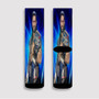 Pastele Roman Reigns WWE Wrestle Mania Custom Socks Sublimation Awesome Printed Sports Elite Socks Polyester Cushioned Bottoms Gym Gymnastic Running Yoga School Skatebording Basketball Spandex