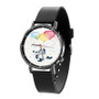 Panda Floating With Balloons Black Quartz Watch Unisex With Premium Gift Box