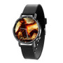 The Flash Running Unisex Black Quartz Watch With Premium Gift Box