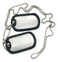Custom Military Dog Tag ID Name Tag Pet Tag Jewelry Necklaces Pendant Chain