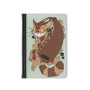 Pastele Catbus Totoro Art Leather Custom Passport Cover Accessory Gift for Traveler Card Holder and Credit Card ID Holder