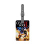 Pastele Civil War II Captain America Marvel Comic Rectangle Custom Luggage Tag Bag Tag for Travel Accessory Duffel Bag Rucksack Baggage Name ID Labels