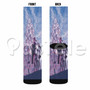 Pop in Q Custom Sublimation Printed Socks Polyester Acrylic Nylon Spandex