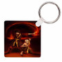 Pastele Avatar Zuko and Aang Custom Square Keychain Key Ring Gift for Anniversary Gift Valentine's Day Jewelry Necklaces Pendant