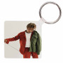 Pastele Juice WRLD Hip Hop Accessories Custom Keychain Key Ring Gift for Anniversary Gift Valentine's Day Jewelry Necklaces Pendant