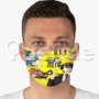 Hitorijime My Hero Custom Fabric Face Mask Polyester Two Layers Cloth Washable