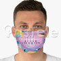 Paramore After Laughter Custom Fabric Face Mask Polyester Two Layers Cloth Washable