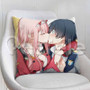 Zero Two and Hiro Kiss Custom Personalized Pillow Decorative Cushion Sofa Cover