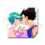 vegeta and bulma Custom Personalized Stickers White Transparent Vinyl Decals