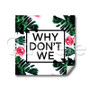 why don t we floral Custom Personalized Stickers White Transparent Vinyl Decals