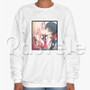 Zero Two and Hiro Kiss Custom Unisex Crewneck Sweatshirt Cotton Polyester Fabric Sweater