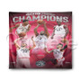 Toronto Raptors NBA Champions Custom Printed Silk Fabric Tapestry Indoor Wall Decor Hanging Home Art Decorative Wall Painting