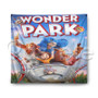 Wonder Park Custom Printed Silk Fabric Tapestry Indoor Wall Decor Hanging Home Art Decorative Wall Painting