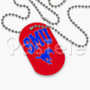 SMU Mustangs Custom Art Personalized Dog Tags ID Name Tag Pet Tag