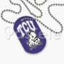 TCU Horned Frogs Custom Art Personalized Dog Tags ID Name Tag Pet Tag