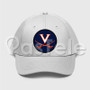 Virginia Cavaliers Custom Unisex Twill Hat Embroidered Cap Black White