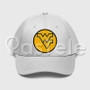 West Virginia Mountaineers Custom Unisex Twill Hat Embroidered Cap Black White