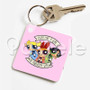 Powerpuff Girls Custom Personalized Art Keychain Key Ring Jewelry Necklaces Pendant Two Sides