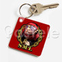 RAPPER JEFFY Custom Personalized Art Keychain Key Ring Jewelry Necklaces Pendant Two Sides