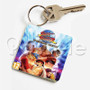 Street Fighter 30th Anniversary Collection Custom Personalized Art Keychain Key Ring Jewelry Necklaces Pendant Two Sides