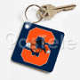 Syracuse Orange Custom Personalized Art Keychain Key Ring Jewelry Necklaces Pendant Two Sides