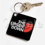The Upside Down Custom Personalized Art Keychain Key Ring Jewelry Necklaces Pendant Two Sides