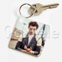 Tom Holland Custom Personalized Art Keychain Key Ring Jewelry Necklaces Pendant Two Sides