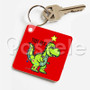 Tree Rex Custom Personalized Art Keychain Key Ring Jewelry Necklaces Pendant Two Sides