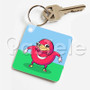 Ugandan Knuckles Custom Personalized Art Keychain Key Ring Jewelry Necklaces Pendant Two Sides