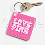 victoria secret Custom Personalized Art Keychain Key Ring Jewelry Necklaces Pendant Two Sides