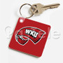 Western Kentucky Hilltoppers Custom Personalized Art Keychain Key Ring Jewelry Necklaces Pendant Two Sides